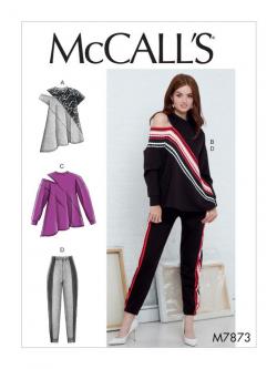 แพทเทิร์นตัดเสื้อ กางเกง McCall's M7873 Size: XS-S-M และ L-XL-XXL
