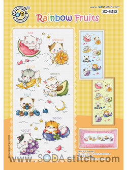 Soda ผังลาย Rainbow Fruits