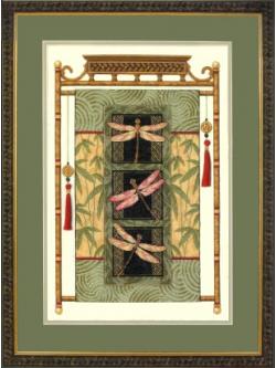 Dimensions ชุดปัก Dragonfly Scroll