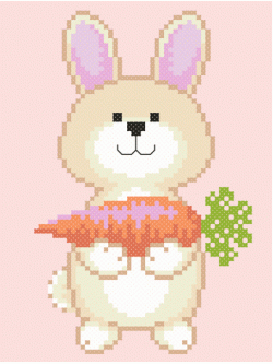 Nattee ชุดปัก Bunny & Carrot