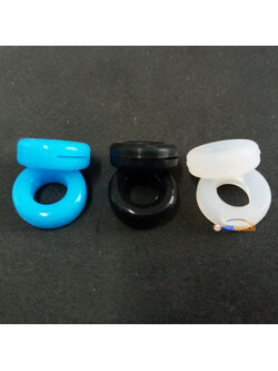 ซิลิโคนเกี่ยวขาแว่นตา แฟชั่น คละแบบและสี 10คู่ (ทรงวงกลม)