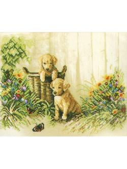 Lanarte ชุดปัก Innocent Puppies