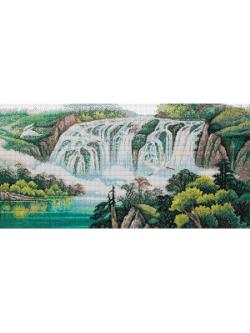 Pinn นกกระเรียนและน้ำตก