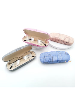 กล่องแว่นตาลายกางเกงยีนแฟชั่น