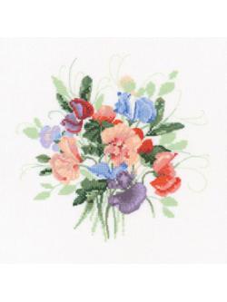 Heritage Crafts ชุดปัก Sweet Pea Posy