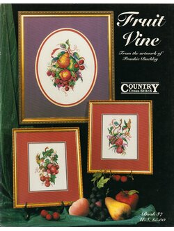 Country Cross Stitch ผังลาย Fruit Vine