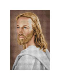 Pinn พระเยซู (ภาพสี-ชุดขาว)