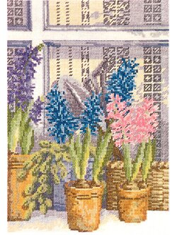 DMC ชุดปัก Window with Hyacinths