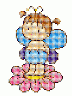 Pinn ชุดปักลูกปัด น้องน้อยผีเสื้อ