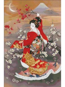 Heaven and Earth ผังลาย Tsuru Kame