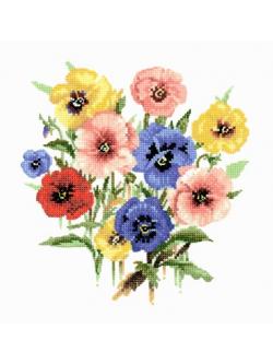 Heritage Crafts ชุดปัก Pansy Posy