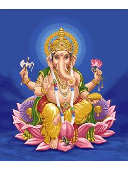 Pinn พระพิฆเนศ ประทับดอกบัว