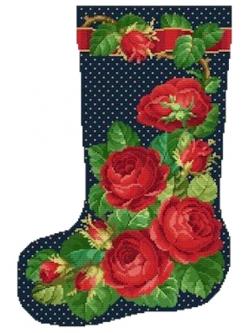 EMS ผังลาย Roses Stocking No.1