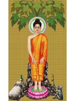 Pinn พระพุทธรูปปางป่าเลไลยก์ (พระประจำวันพุธกลางคืน)