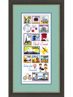 Soda ชุดปัก The World's Postage stamp