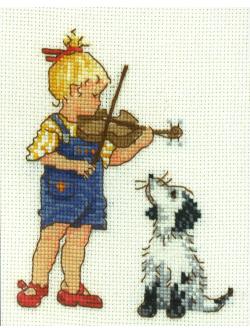 DMC ชุดปัก PLAYING THE VIOLIN