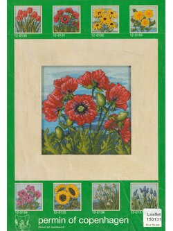 Permin ผังลาย Poppies