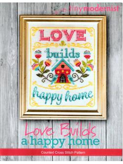 tiny modernist ผังลาย Love builds a happy home