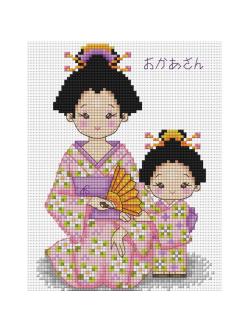 Pinn ลูกรักกับแม่จ๋า ชุดญี่ปุ่น