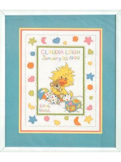 Janlynn ผังลาย Witzy Birth Announcement