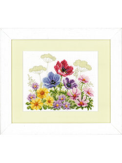 Vervaco ชุดปัก Flower Field with Poppies