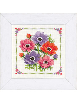 Vervaco ชุดปัก Anemone Bouquet