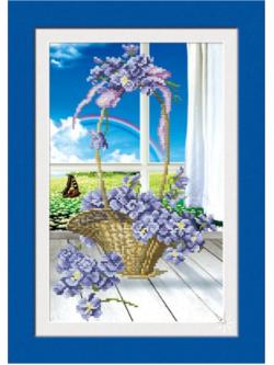 ชุดปักจีน Basket of Flowers