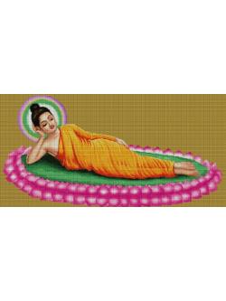 Pinn พระพุทธรูปปางไสยาสน์ (พระประจำวันอังคาร)