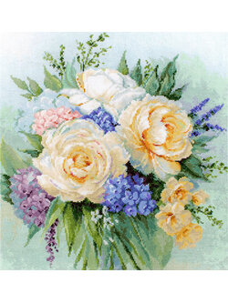 Luca-S ชุดปัก Floral Bouquet