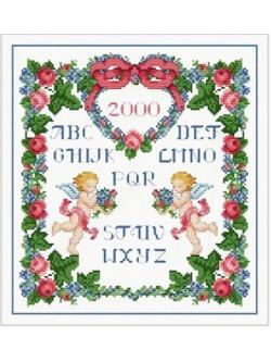 EMS ผังลาย Forget-Me-Not Sampler