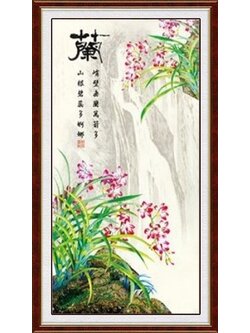 ชุดปักจีน Orchid