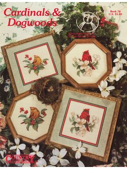 Country Cross Stitch ผังลาย Cardinals & Dogwoods