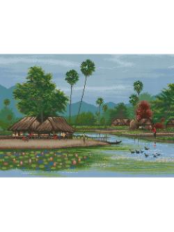 Pinn ริมน้ำชนบท