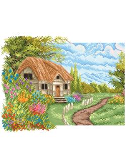 Pinn ลาย DMC กระท่อมกลางป่า