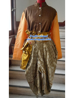 ชุดไทยชาย-3 (เสื้อ+โจงฯ+ผ้าคาดเอว) *ไม่รวมเครื่องประดับ [มือสอง-ขายตามสภาพ/ติดต่อร้าน]