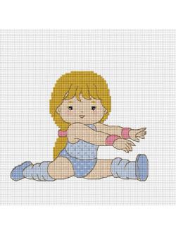 Pinn แอโรบิคนั่งแยกเท้า