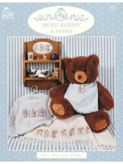Lorri Birmingham Designs ผังลาย Benji Bunny Alphabet