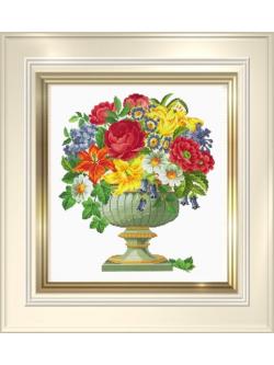 EMS ผังลาย Potpourri of Flowers