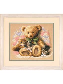 Dimensions ชุดปัก Teddy & Kittens