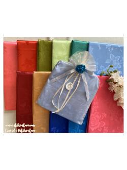 ผ้าแพรแพ็คถุงผ้าแก้ว ขนาด 60*80 นิ้ว