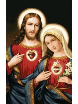 Pinn พระเยซู-พระแม่มาเรีย