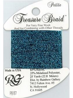 Rainbow Gallery Treasure Braid Petite : Mediterranean Blue
