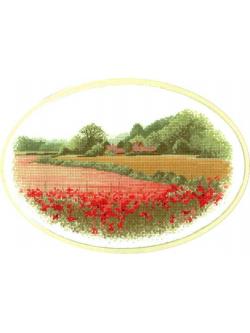 Heritage Crafts ชุดปัก POPPY FARM