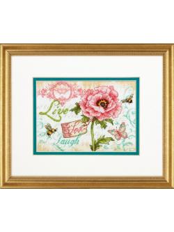 Dimensions ชุดปัก Live, Love, Laugh