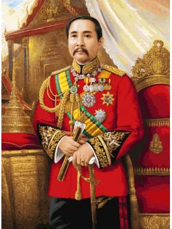 Pinn รัชกาลที่ 5 ประทับยืน(ภาพขนาดกลาง)