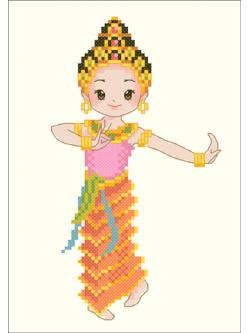 Nattee ชุดปัก ระบำสุโขทัย