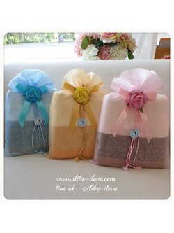 ผ้าขนหนูเนื้อ cotton ลายรังผึ้ง ขนาดเช็ดตัว 29x57 นิ้ว