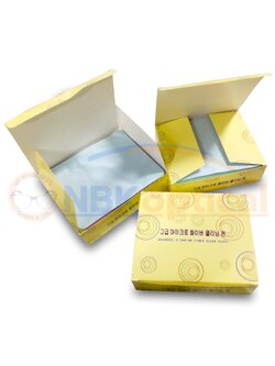 (กล่องครีม) ผ้าเช็ดเลนส์แว่นตา นาโน ยกแพ็ก100ผืน