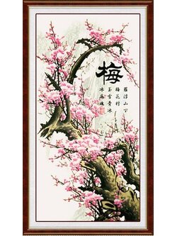 ชุดปักจีน Plum