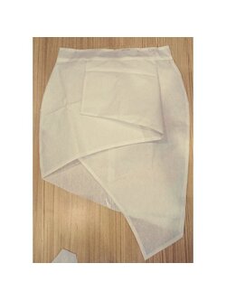 แพทเทิร์นตัดกระโปรงป้ายพับ